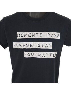 You Matter T Shirt Mens Size Small Black aMasongrace Project Suicide Prevention